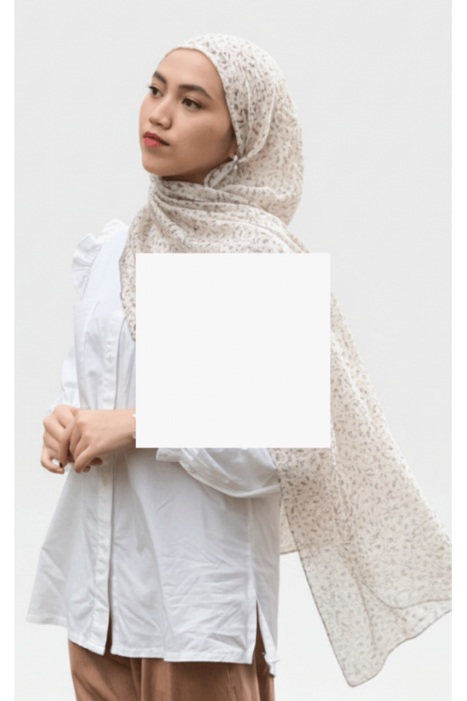 Pasmina Lily Jahit Tepi