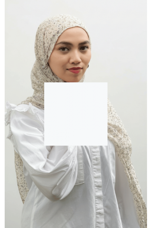 Pasmina Lily Jahit Tepi
