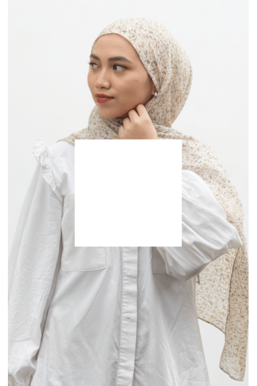 Pasmina Lily Jahit Tepi